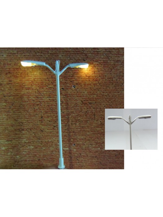Dubbele straatlantaarn LED (H0)